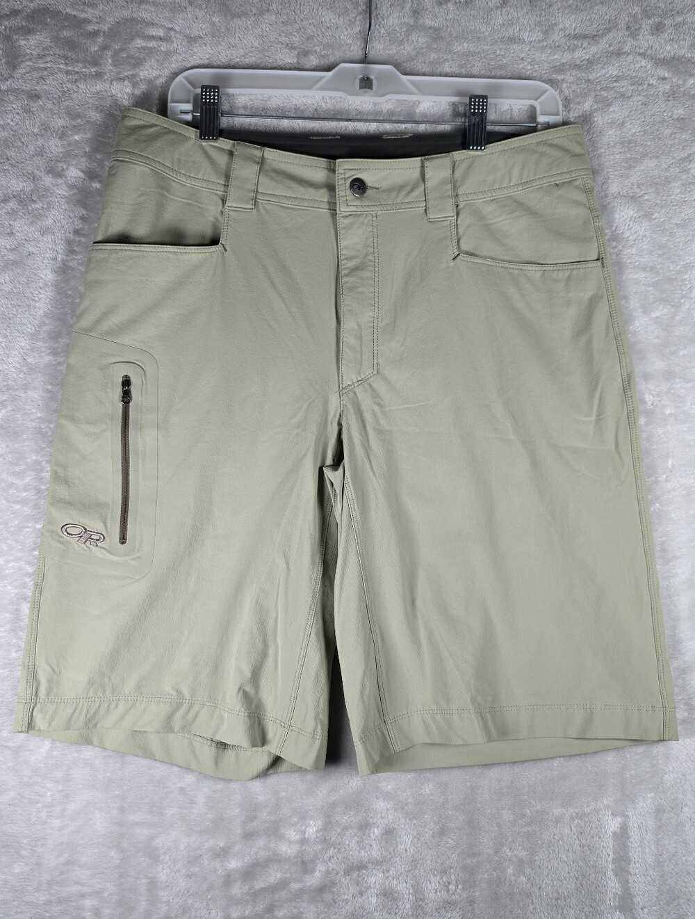 Outdoor Research Ferrosi Shorts Mens Size 32 Light Khaki Lightweight 11” Inseam